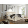 BOXSPRINGBETT 180/200 cm  in Creme  - Creme/Schwarz, MODERN, Holzwerkstoff/Kunststoff (180/200cm) - MID.YOU