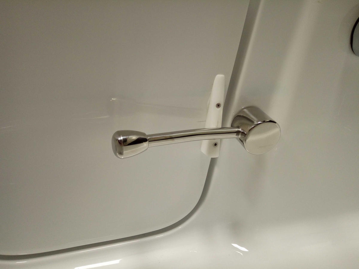 BADEWANNE Wandmontage  170/76/61 cm  - Weiß, KONVENTIONELL, Kunststoff (170/76/61cm)