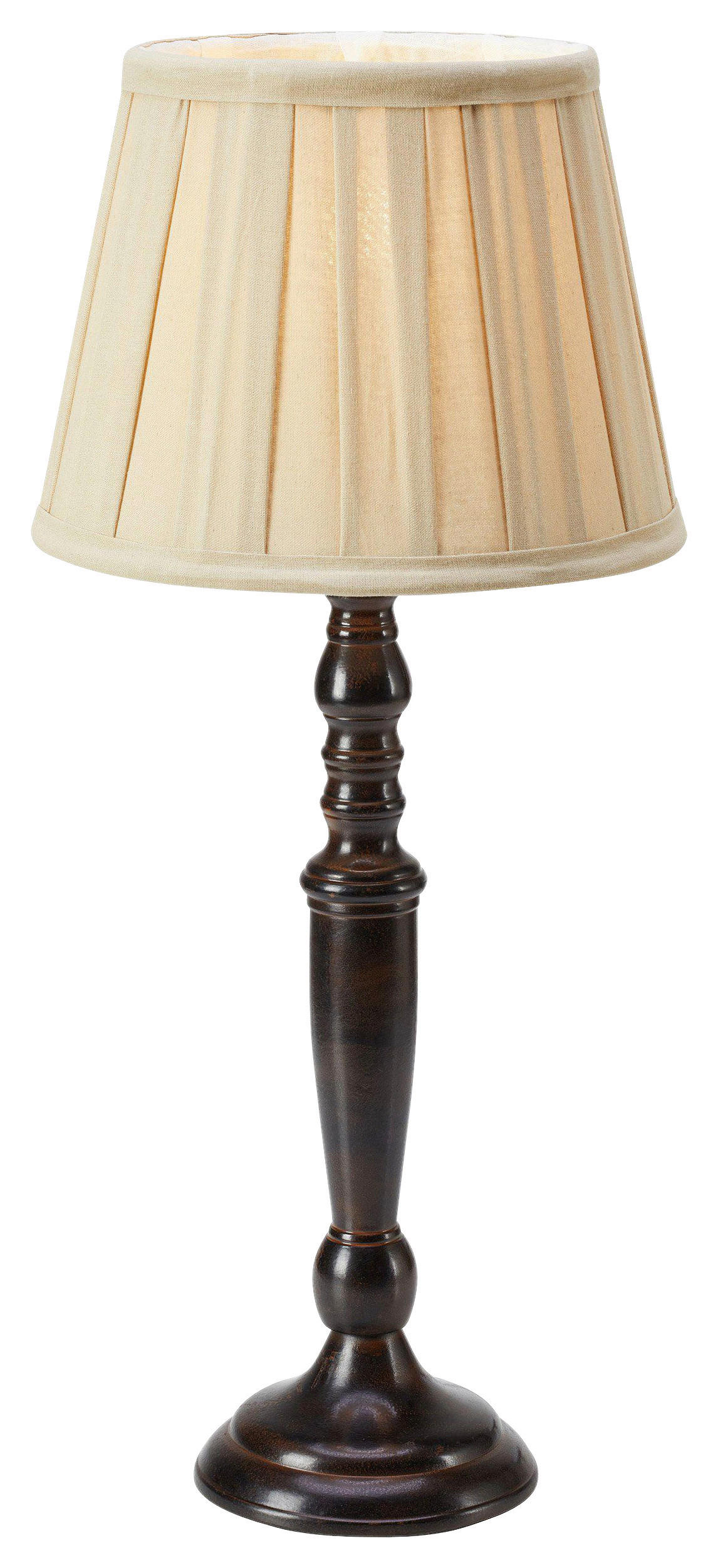 TISCHLEUCHTE CHOCOLAT 20/46/20 cm   - Dunkelbraun/Beige, Basics (20/46/20cm) - Markslöjd