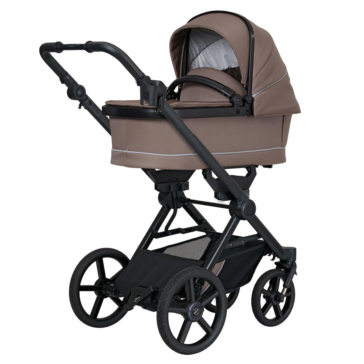 KINDERWAGENSET IVY GTR Outdoor  - Schwarz/Cappuccino, Basics, Textil/Metall (94/58/119cm) - Hartan