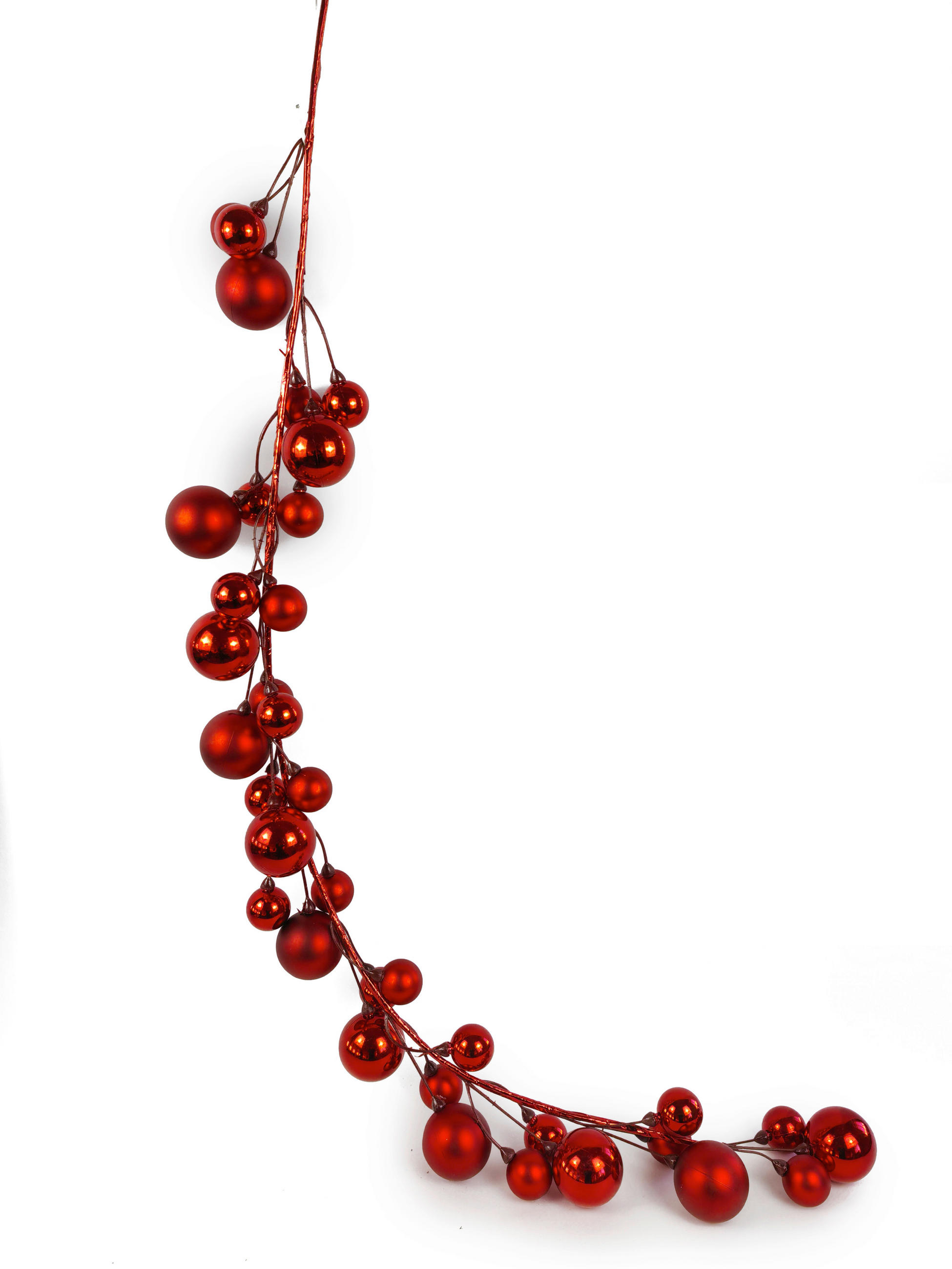 X-Mas Girlande Rot 15x7x125 cm
