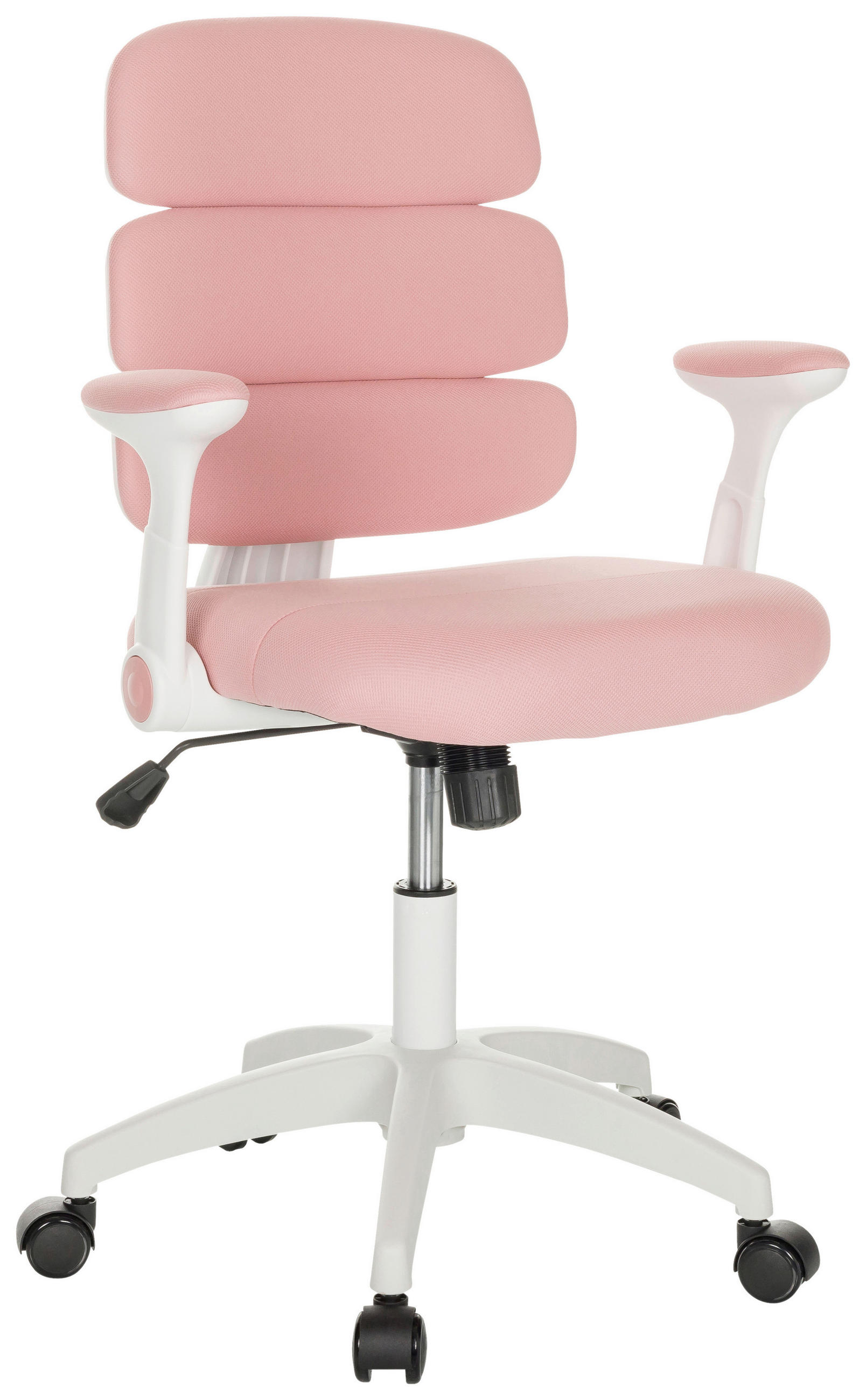 SNURRSTOL FÖR UNGDOMAR  i rosa  - vit/rosa, Basics, textil/plast (62/86-97/62cm) - MID.YOU