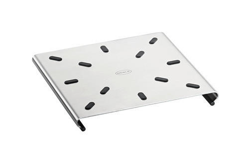 TOPFUNTERSETZER Metall Edelstahlfarben  - Edelstahlfarben, Basics, Metall (17,0/17,5/2,0cm) - Rösle