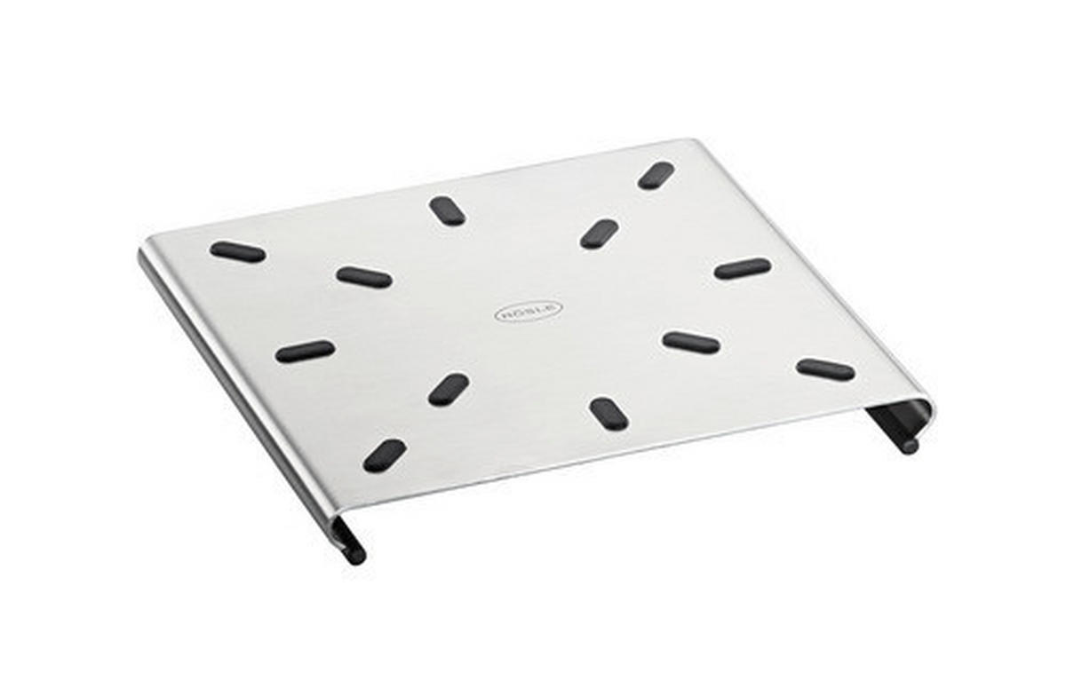 TOPFUNTERSETZER Metall Edelstahlfarben  - Edelstahlfarben, Basics, Metall (17,0/17,5/2,0cm) - Rösle