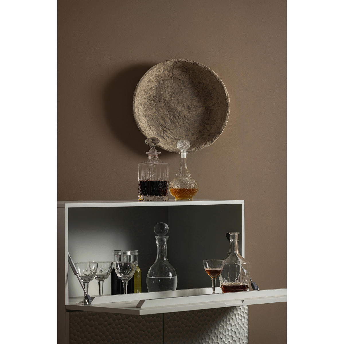 BAR in Grau  - Schwarz/Grau, Design, Holz/Metall (90/146/46cm) - Livetastic