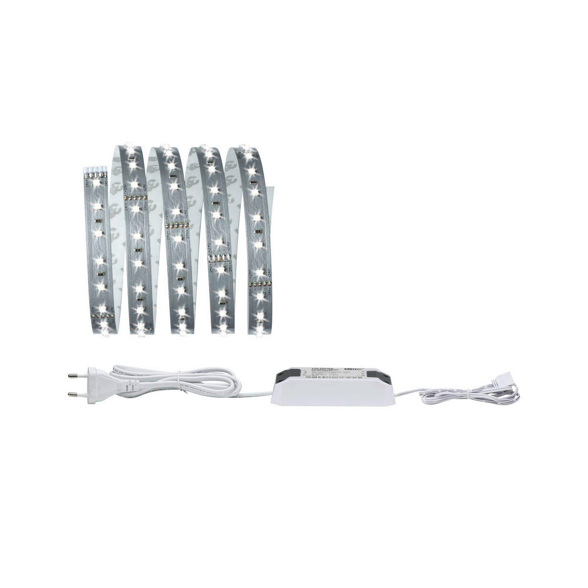 LED-STRIP 70578   - Silberfarben, Basics, Metall (0,3cm) - Paulmann