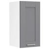 VÄGGSKÅP 30/60/31 cm  i antracit, vit  - vit/silver, Trend, trämaterial/plast (30/60/31cm) - MID.YOU