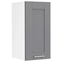 VÄGGSKÅP 30/60/31 cm  i antracit, vit  - vit/silver, Trend, trämaterial/plast (30/60/31cm) - MID.YOU