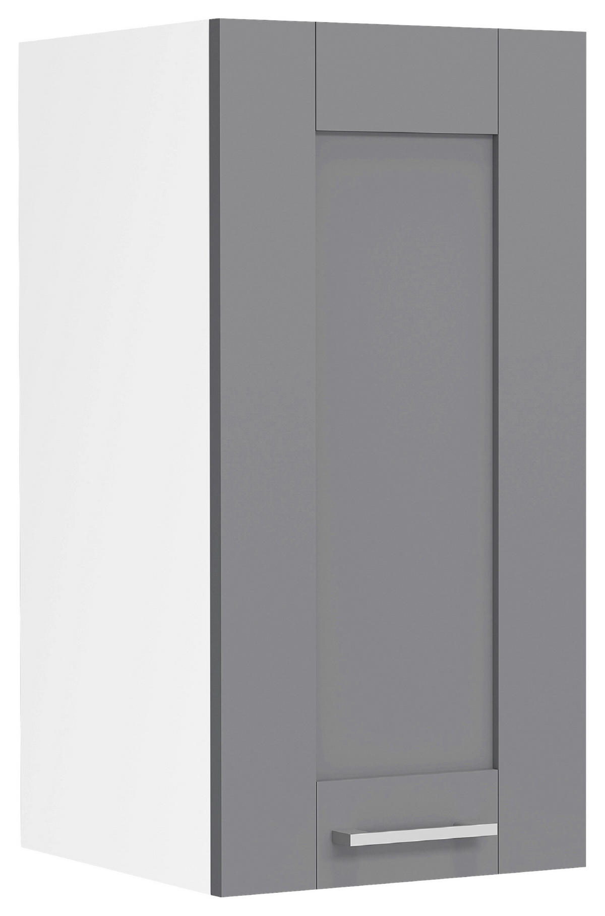 VÄGGSKÅP 30/60/31 cm  i antracit, vit  - vit/silver, Trend, trämaterial/plast (30/60/31cm) - MID.YOU