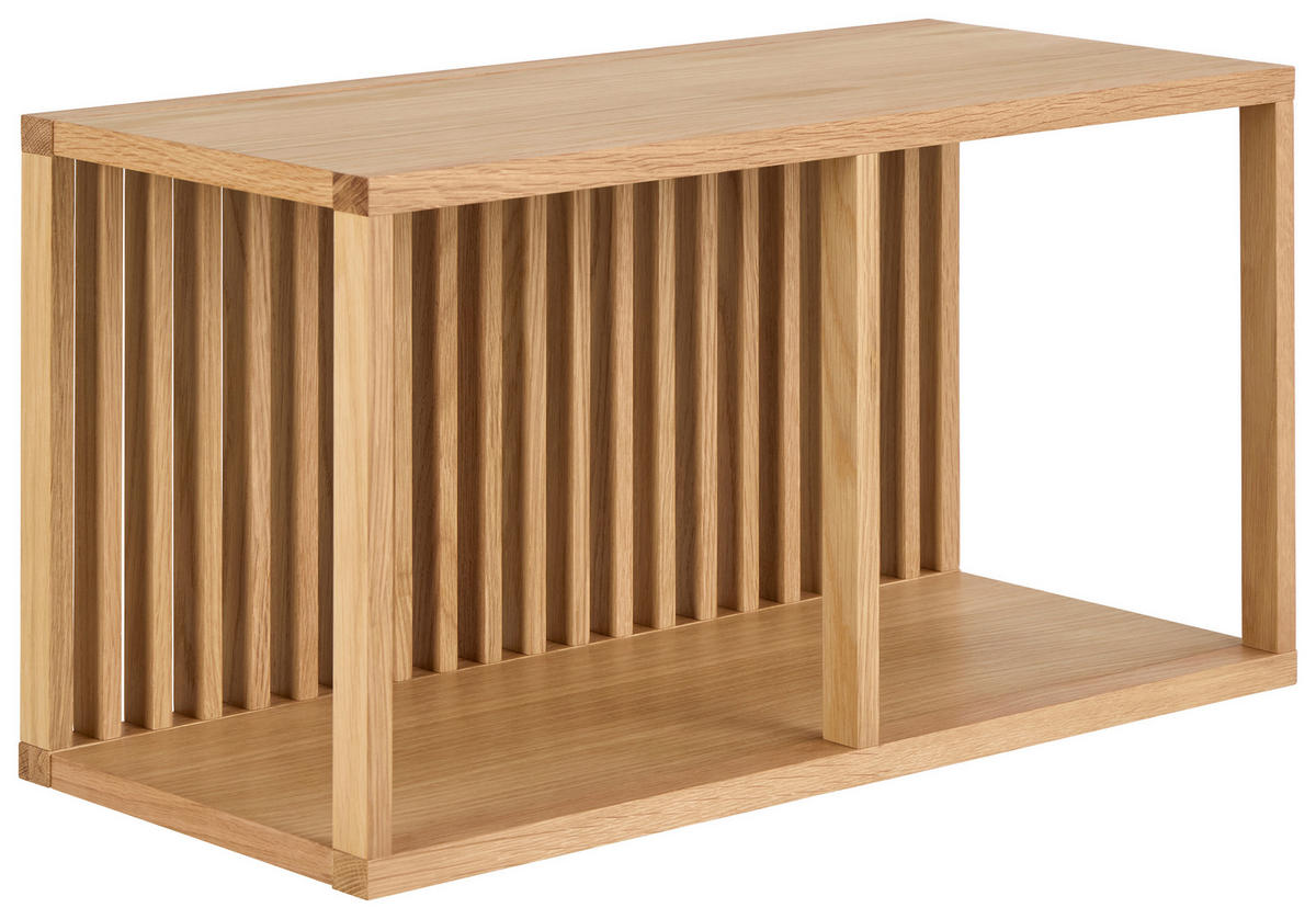 WANDREGAL  - Eichefarben, Design, Holzwerkstoff (67/35,5/31cm) - MID.YOU
