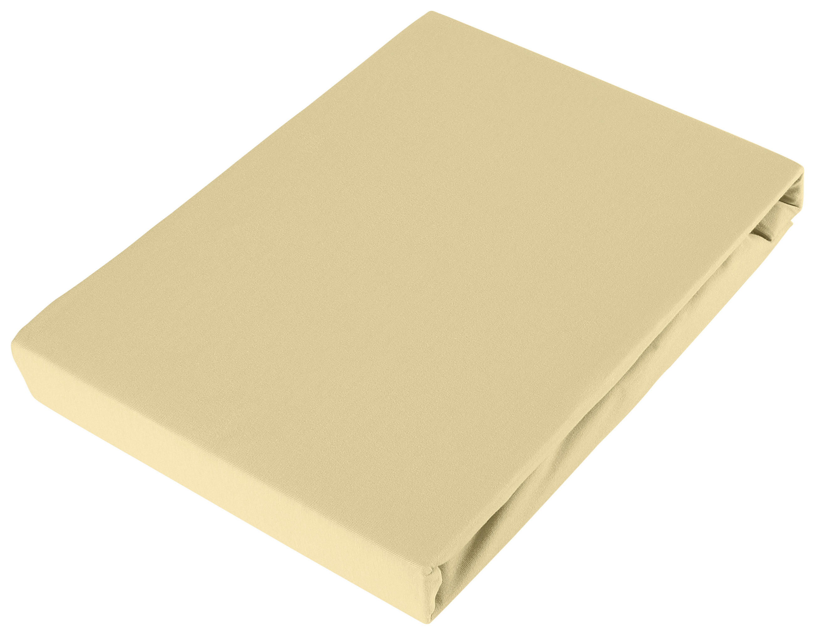 ČARŠAV SA GUMOM FLORENTANO 180/200 cm  - svetložuta, Osnovno, tekstil (180/200cm) - Bio:Vio