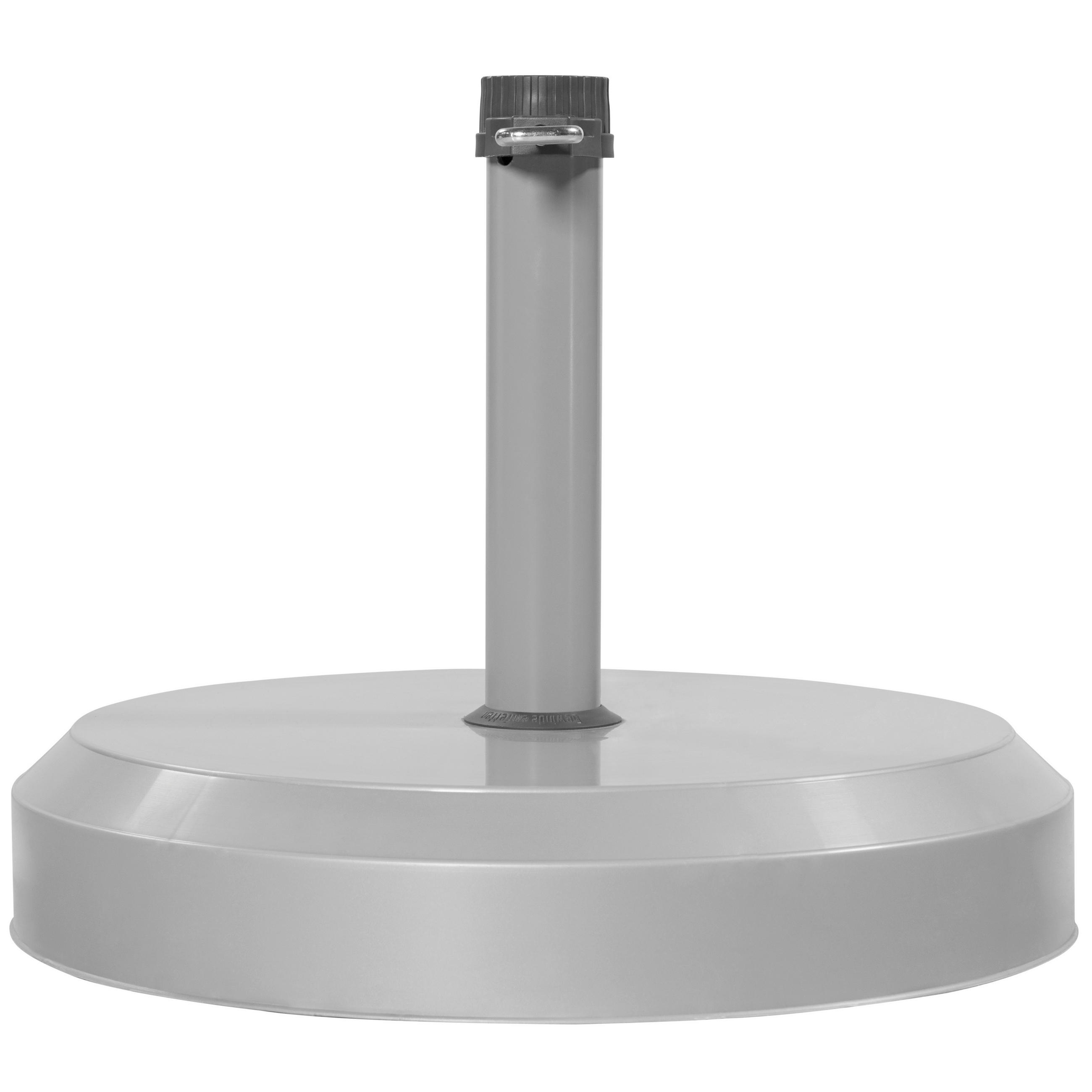 SONNENSCHIRMSTÄNDER Silberfarben  - Silberfarben, Basics, Kunststoff/Stein (44/8,5/44cm) - Doppler