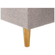 ECKSOFA in Flachgewebe Naturfarben - Eiche Wotan/Naturfarben, KONVENTIONELL, Holz/Textil (255/157cm) - Carryhome