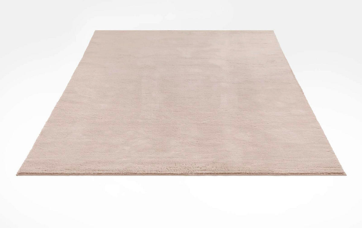 WEBTEPPICH Wohnzimmer 80 cm Fiona Beige rund  - Beige, KONVENTIONELL, Textil (80cm) - Novel