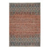WEBTEPPICH 80/150 cm Korsika Blau, Terracotta  - Blau/Terracotta, Design, Textil (80/150cm) - Novel