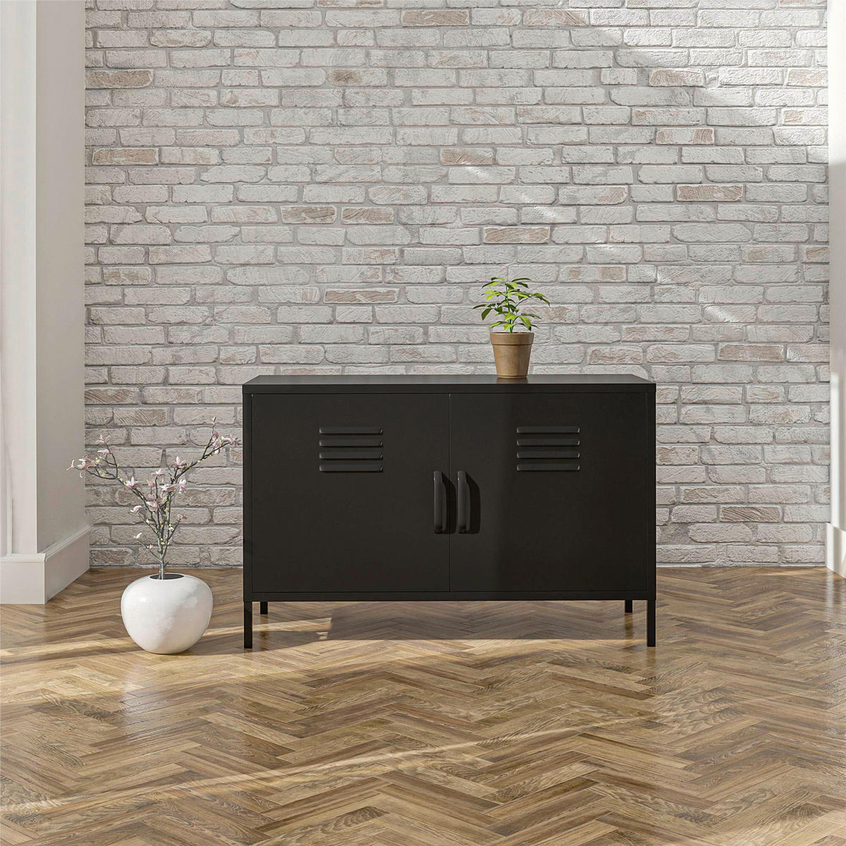 HIGHBOARD Mission District  in 100/64/46 cm  - Schwarz, Design, Metall (100/64/46cm) - MID.YOU