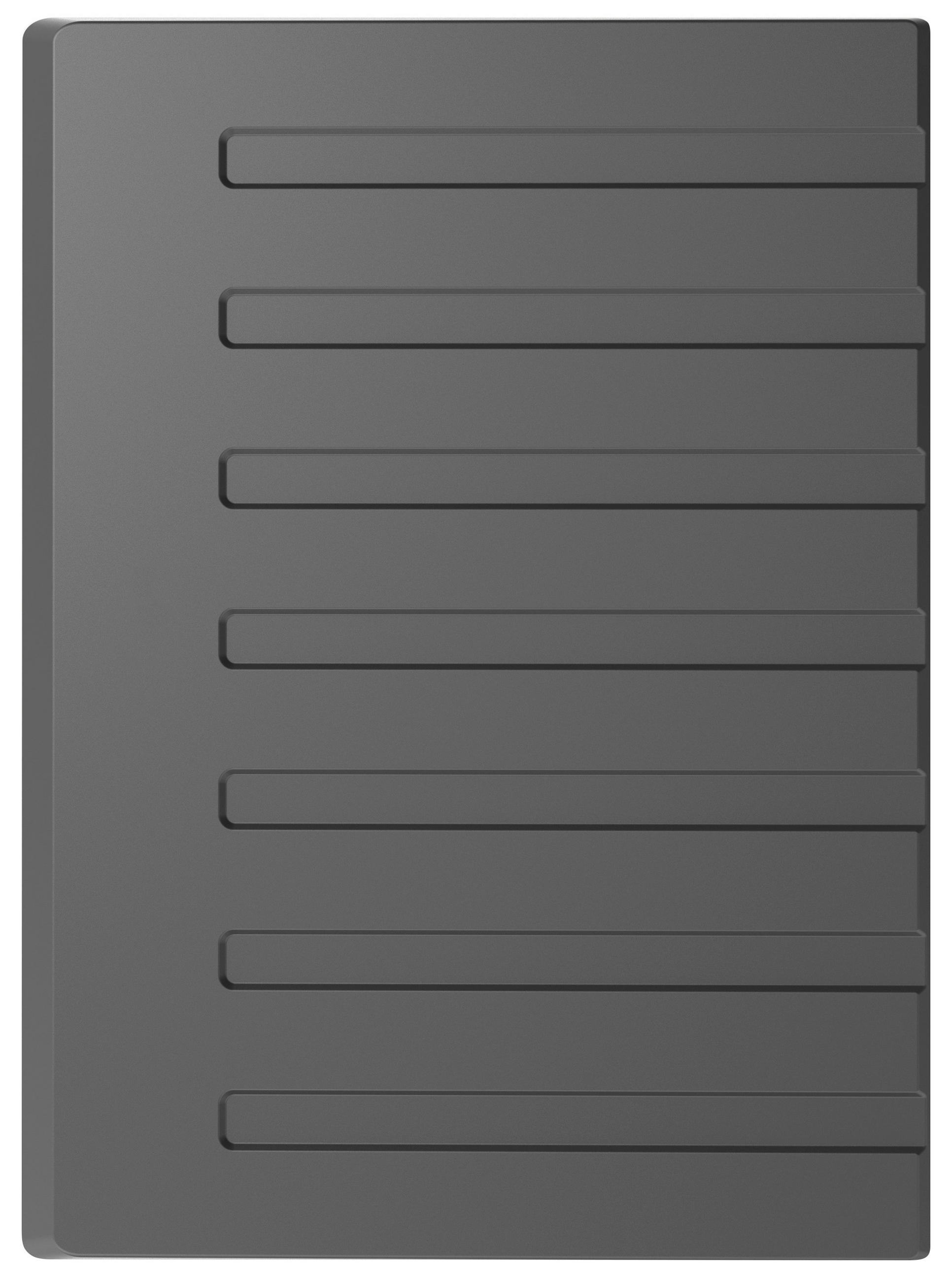 ABTROPFMATTE   - Schwarz, Basics, Kunststoff (30,3/40,8cm) - Vogt