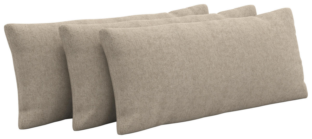 NIERENKISSEN  - Taupe, KONVENTIONELL, Textil (65/25cm) - Sit & More