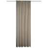 WÄRMESCHUTZVORHANG Verdunkelung 135/145 cm   - Beige, Basics, Textil (135/145cm)