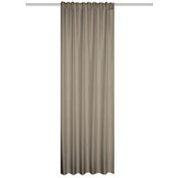 WÄRMESCHUTZVORHANG Verdunkelung 135/145 cm   - Beige, Basics, Textil (135/145cm)