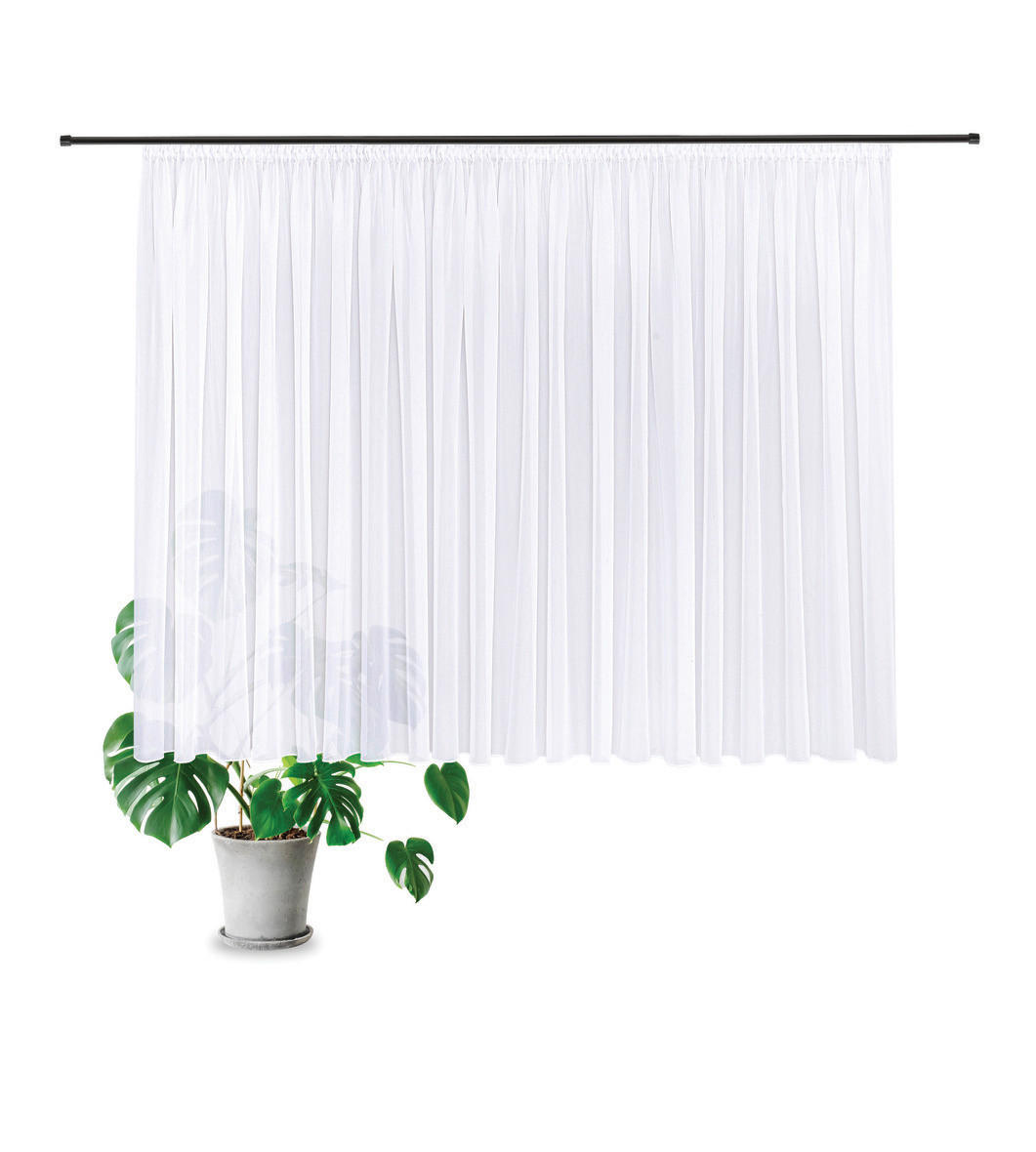 Thumbnail - Xxxl Fertigstore Marina, Weiß, Textil, Uni, 450x175 cm, Wohntextilien, Gardinen & Vorhänge, Fertiggardinen, Fertigstores