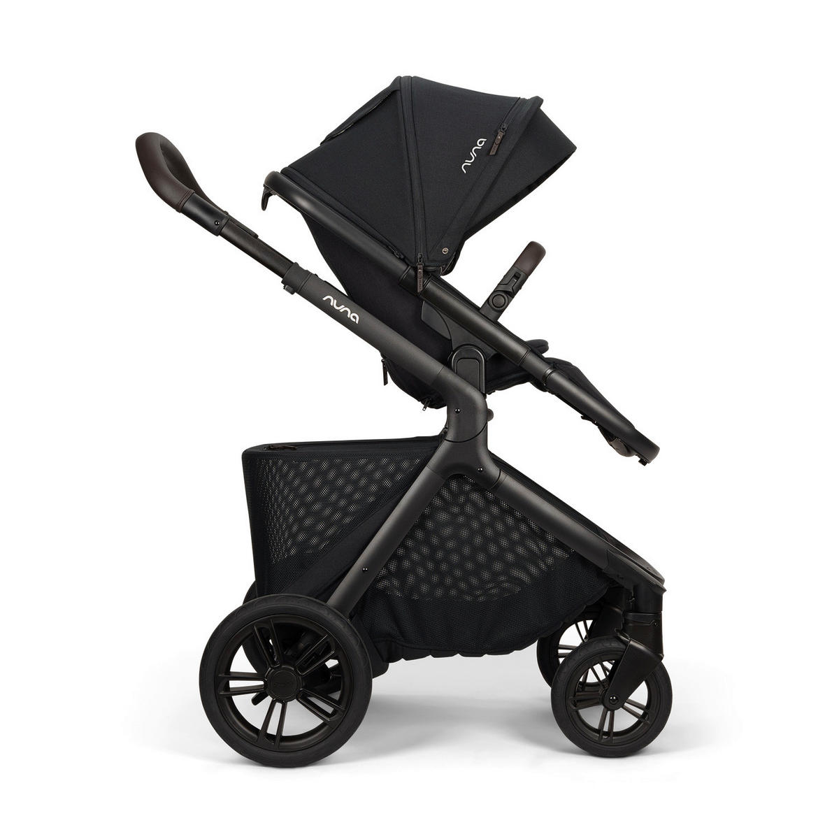 KINDERWAGEN DEMI icon  - Schwarz, Basics, Textil/Metall (63/120/81cm) - Nuna