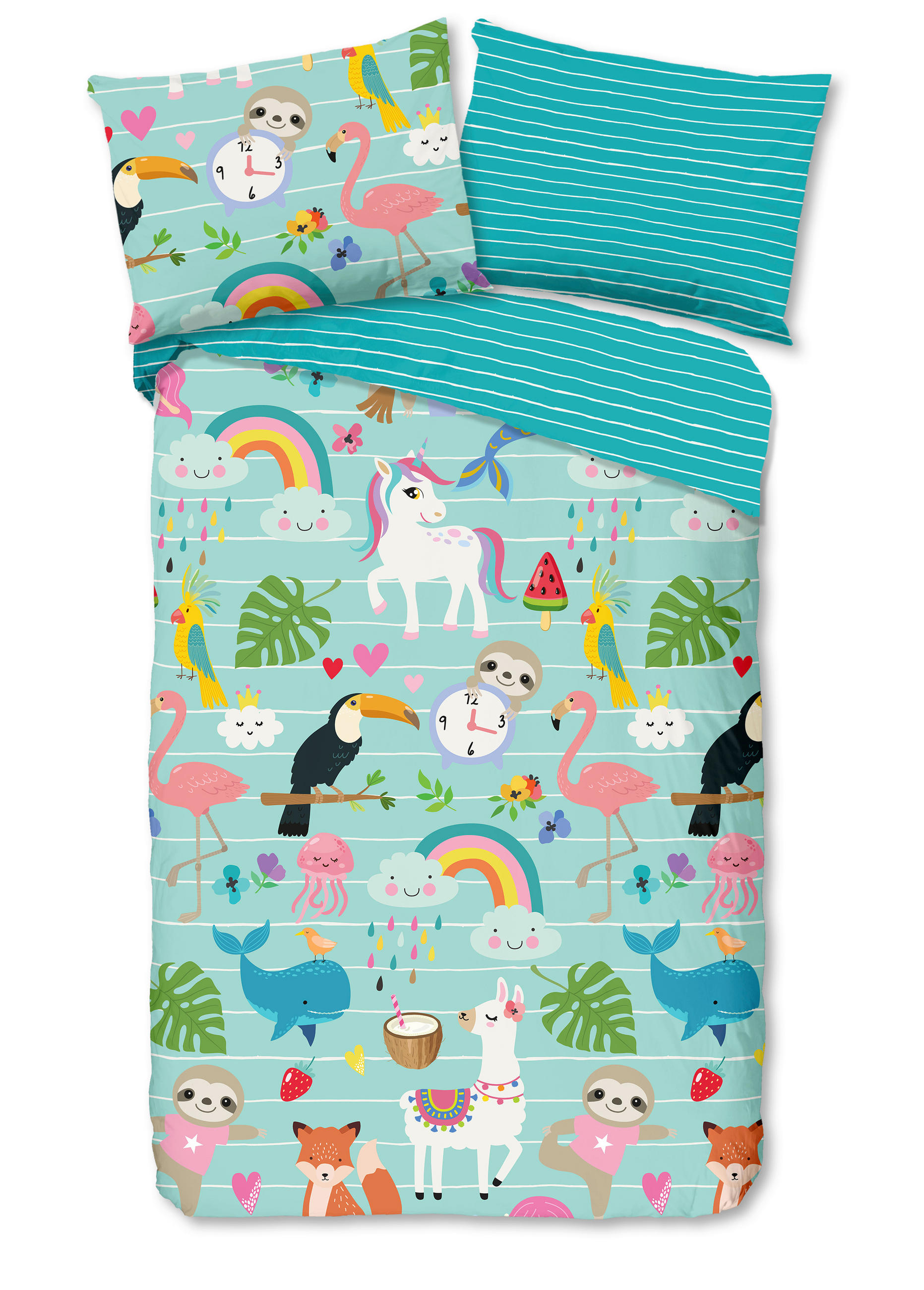 KINDERBETTWÄSCHE 140/200 cm  - Multicolor, Trend, Textil (140/200cm)