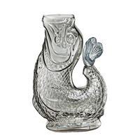 WASSERKARAFFE 1,2 L    - Grau, Basics, Glas (10/15,5/23cm) - Cilio