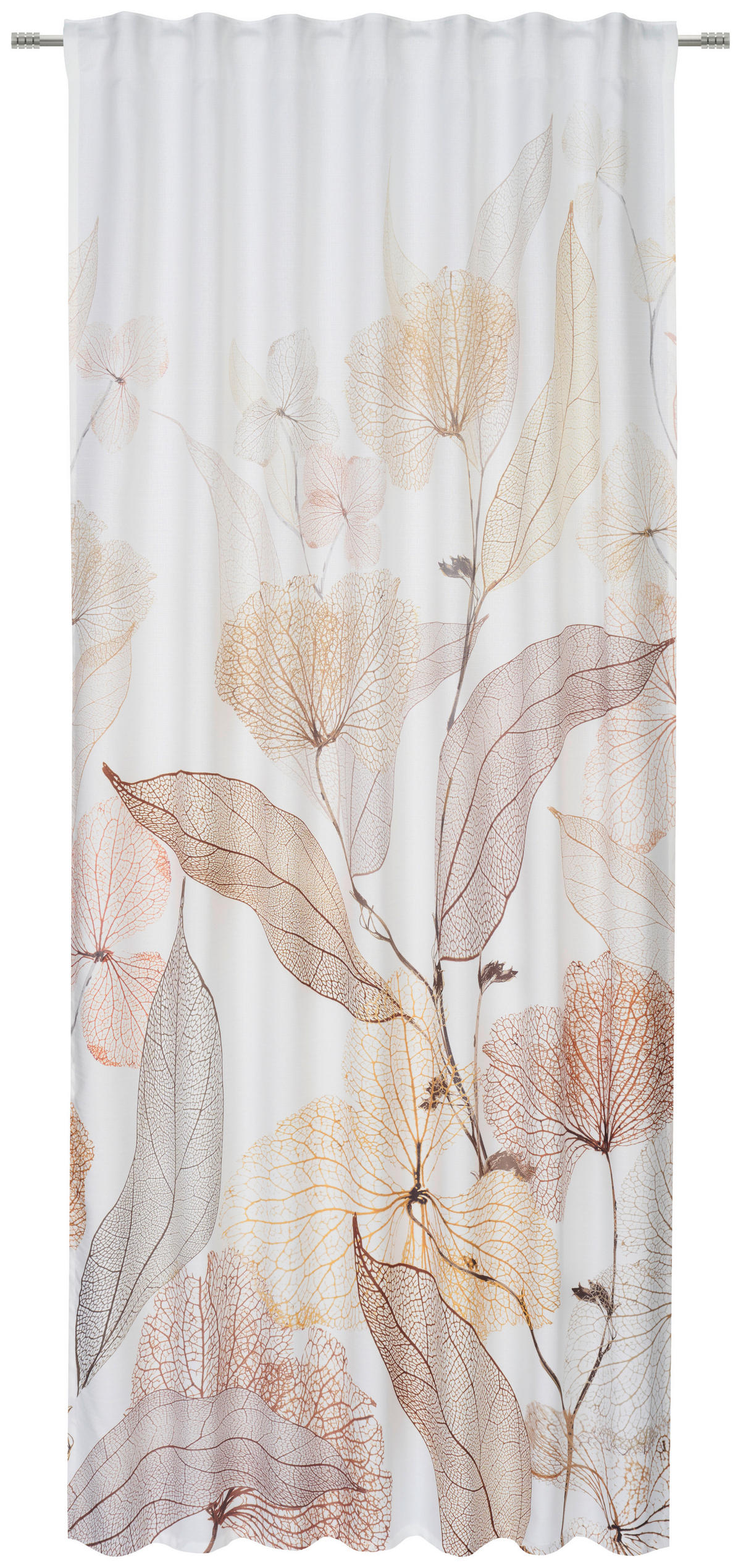 FERTIGVORHANG blickdicht  - Cognac, MODERN, Kunststoff (140/245cm) - Esposa