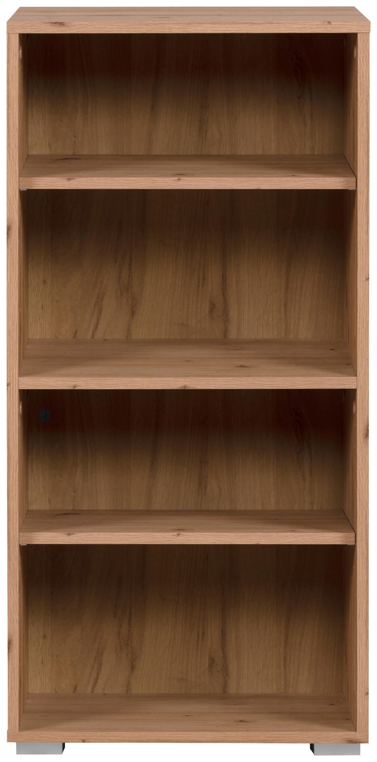 REGAL  46/96,5/33,5 cm Eiche Artisan  - Alufarben/Eiche Artisan, Design, Holzwerkstoff/Kunststoff (46/96,5/33,5cm) - MID.YOU