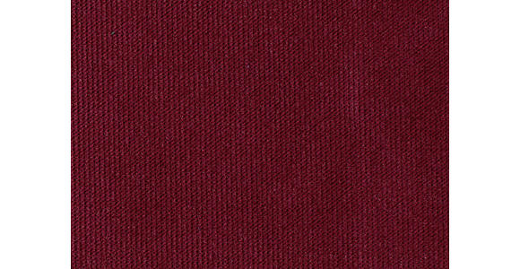SCHLAFSOFA  mit Liegefunktion Velours Weinrot  - Weinrot/Schwarz, KONVENTIONELL, Textil/Metall (200/98/90cm) - Carryhome