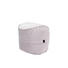POUF Samt Hellgrau - Hellgrau, Basics, Textil (60/45cm)