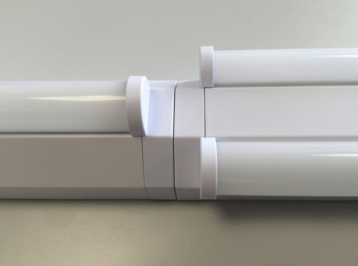 UNTERBAULEUCHTE   6/6/60 cm   - Weiß, Basics, Kunststoff (6/6/60cm)