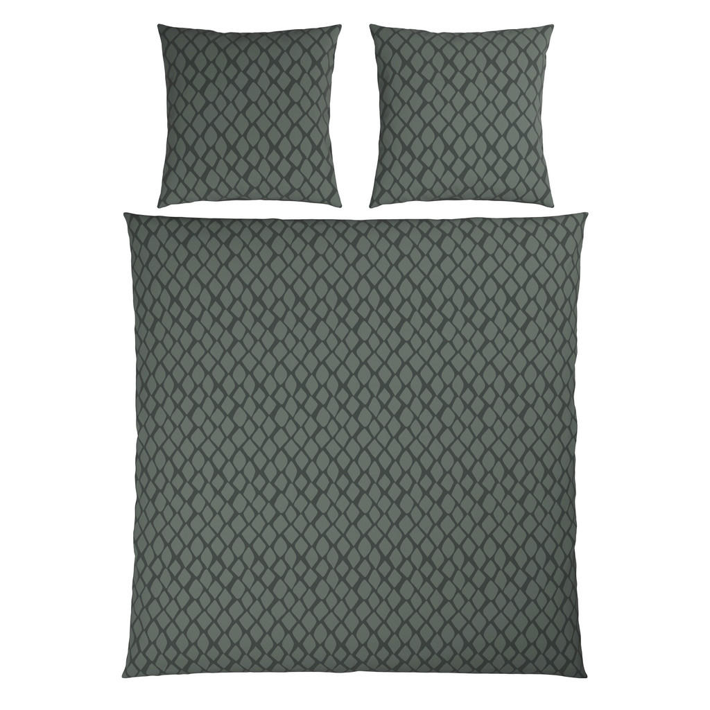 Thumbnail - Dieter Knoll Wendebettwäsche Snako, Grün, Textil, Abstraktes, 200x200 cm, Textiles Vertrauen - Oeko-Tex®, schadstoffgepr...