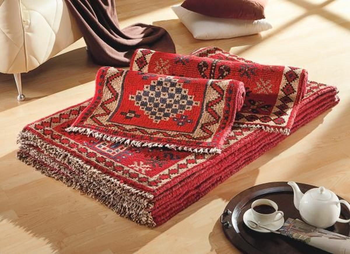 ORIENTTEPPICH 100/150 cm Persien Classic  - Rot, Lifestyle, Textil (100/150cm) - Cazaris