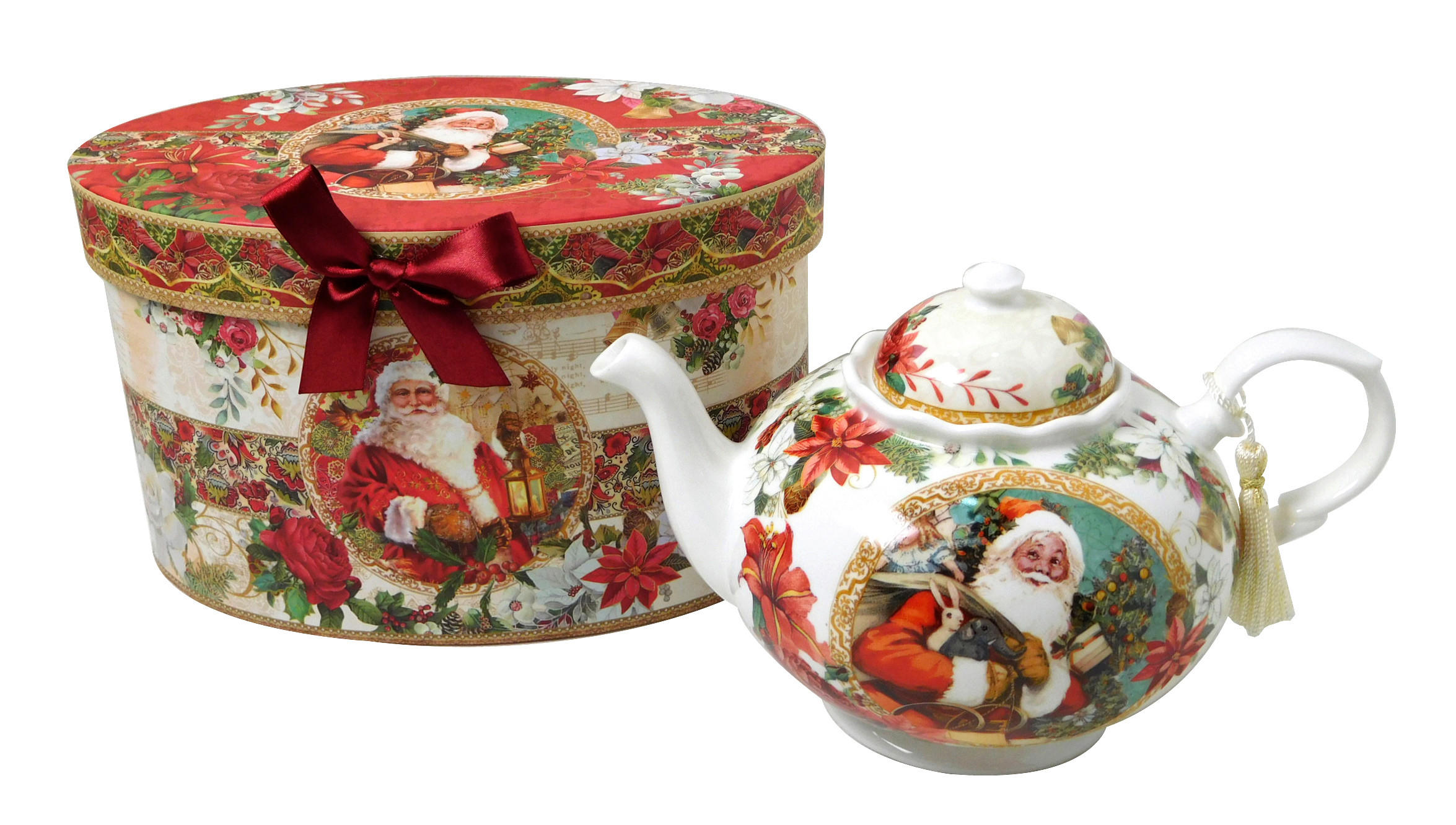 X-Mas Teekanne Mehrfarbig