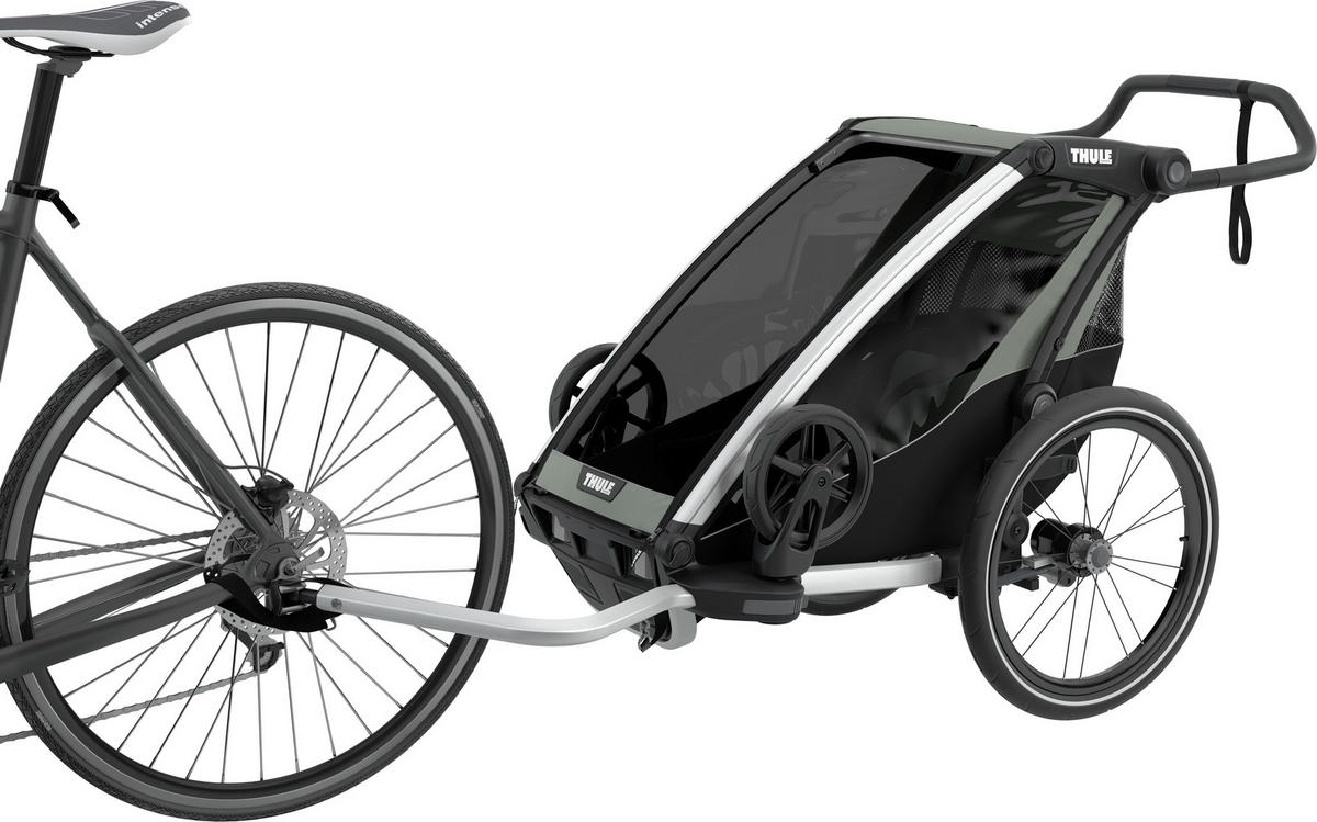 FAHRRADANHÄNGER   Charoit Lite 1  - Grün, LIFESTYLE, Metall (64,5/89-112/85,5cm) - Thule