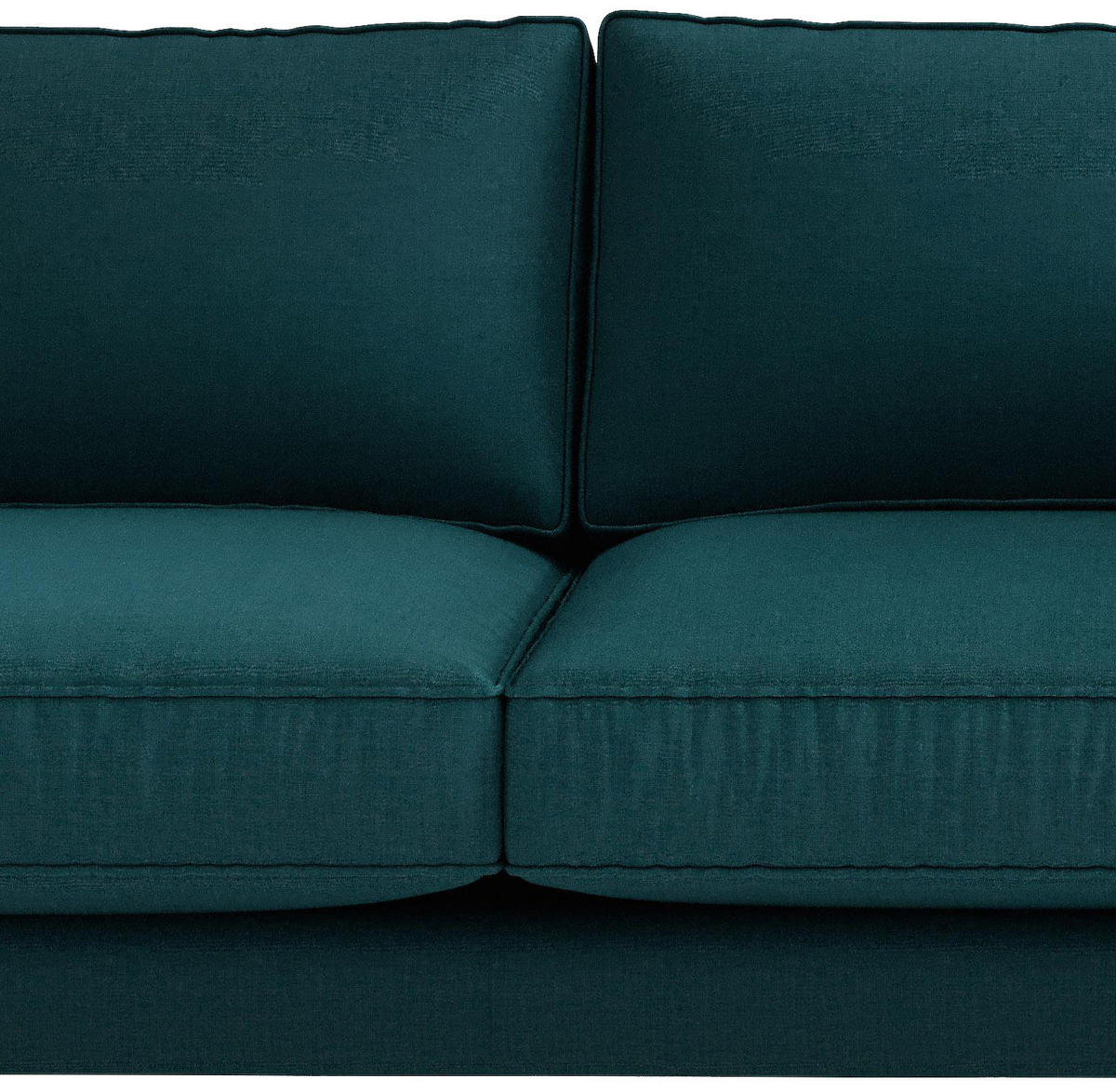 SITZGARNITUR Flachgewebe Dunkelgrün  - Dunkelgrün/Edelstahlfarben, Design, Textil/Metall - Livetastic