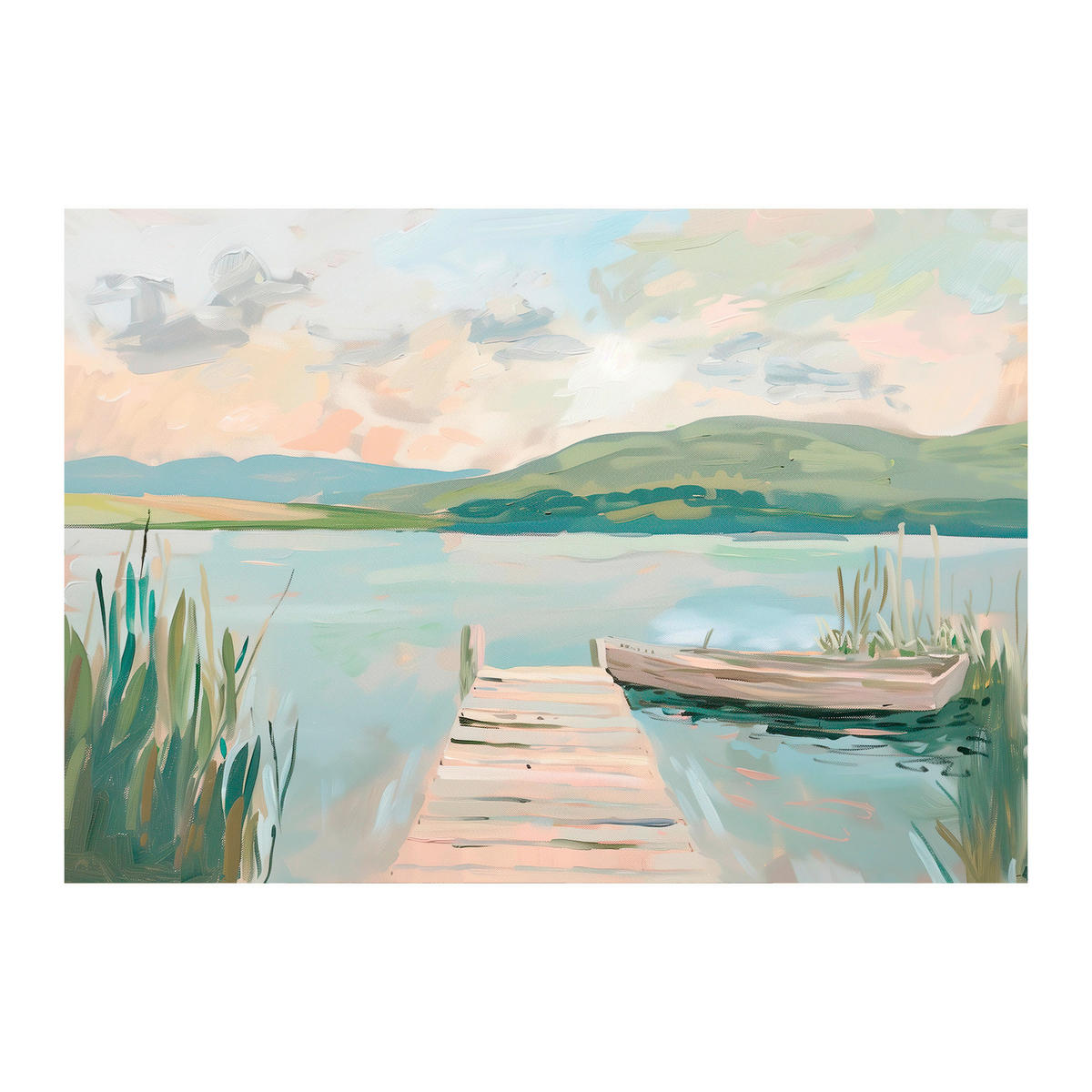 LEINWANDBILD Landschaft & Natur 70/100 cm  - Multicolor, Basics, Holz/Textil (70/100cm)