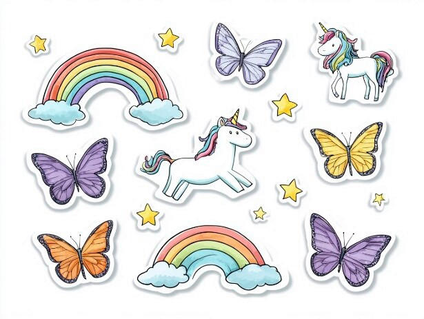 WANDTATTOO  25/35/0.10 cm    - Multicolor, Basics, Kunststoff (25/35/0.10cm)