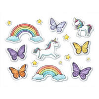 WANDTATTOO  25/35/0.10 cm    - Multicolor, Basics, Kunststoff (25/35/0.10cm)