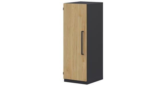 KOMMODE in 40/112,5/41,9 cm - Weiß/Hickory, Design, Holzwerkstoff/Metall (40/112,5/41,9cm) - Moderano