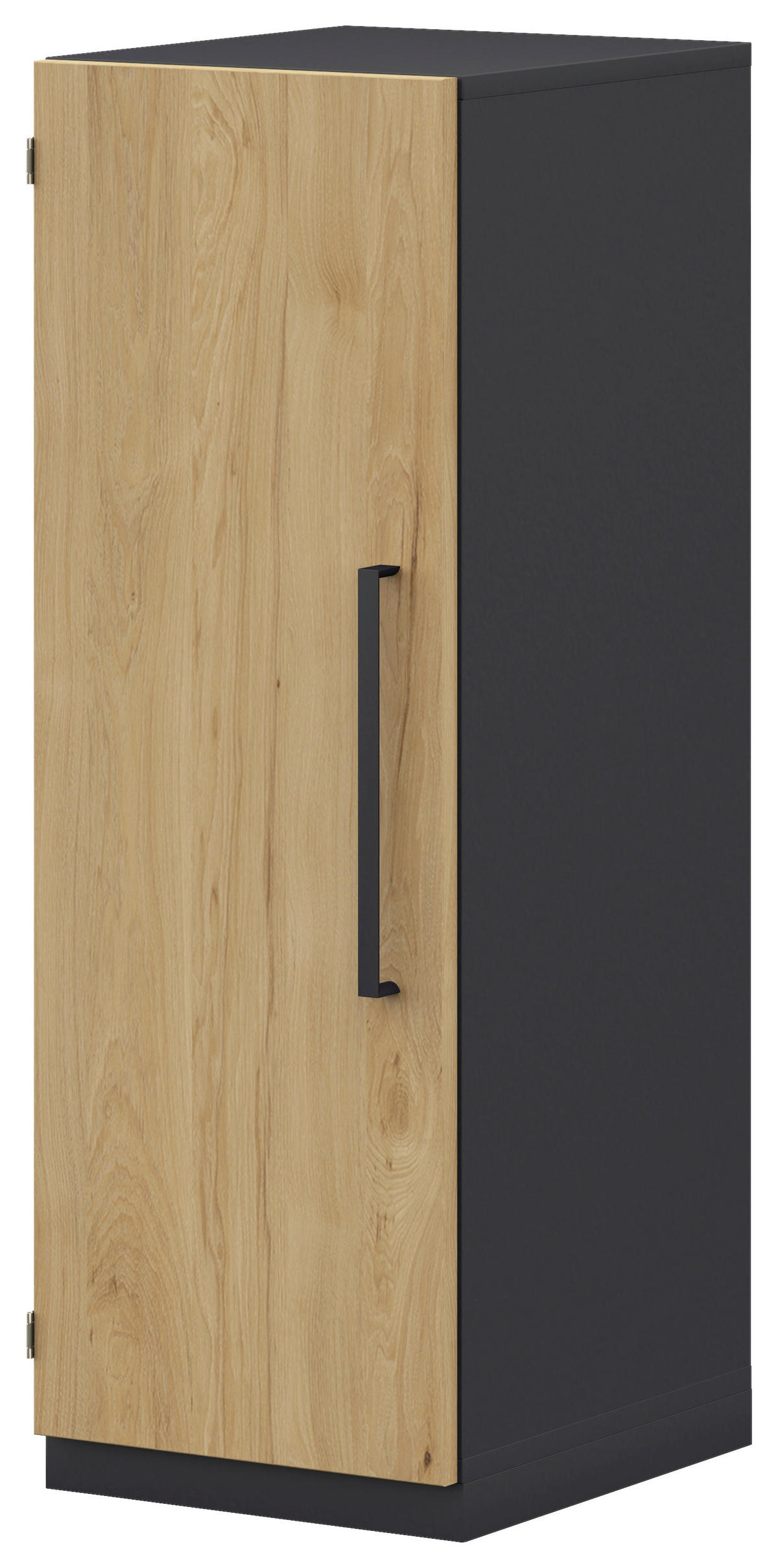 KOMMODE  in 40/112,5/41,9 cm  - Weiß/Hickory, Design, Holzwerkstoff/Metall (40/112,5/41,9cm) - Moderano