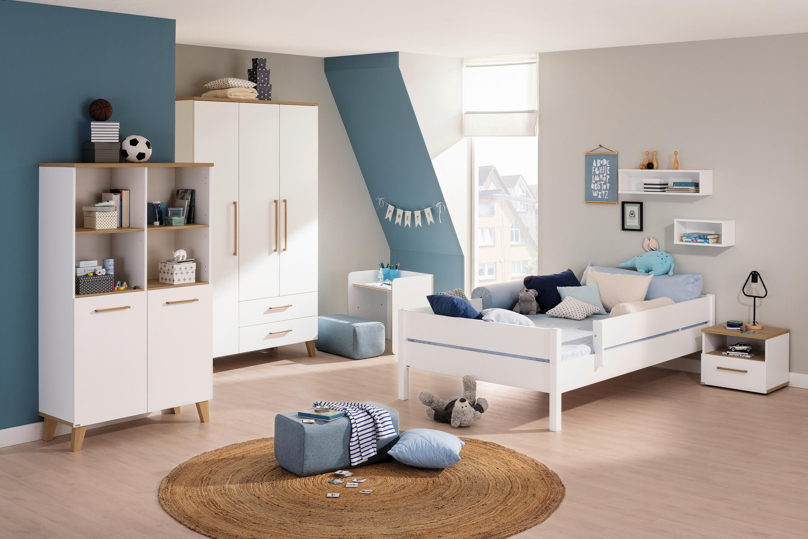 BETT TIAGO 90/200 cm Weiß  - Weiß (90/200cm) - Paidi