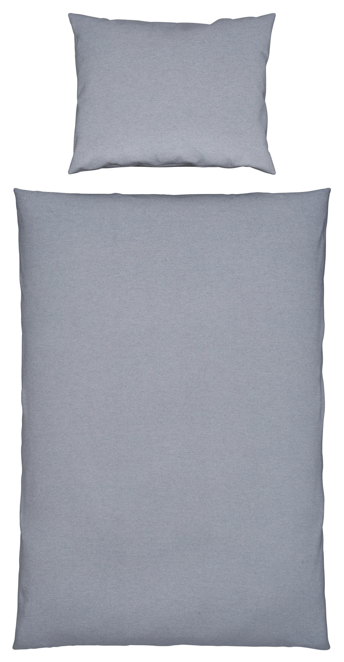 BETTWÄSCHE Interlock-Jersey 140/200 cm  - Grau, Basics, Textil (140/200cm) - Estella