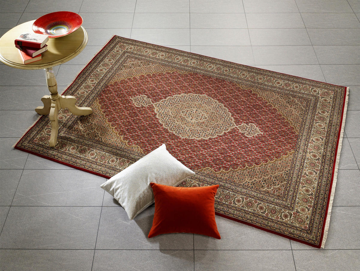 LÄUFER 80/350 cm  - Rot/Creme, Design, Textil (80/350cm) - Cazaris