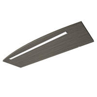 PÁRKÁNYVILÁGÍTÁS LED izzó  - grafitszürke, Basics, faalapú anyag (82/1,6/26,5cm) - Sadena