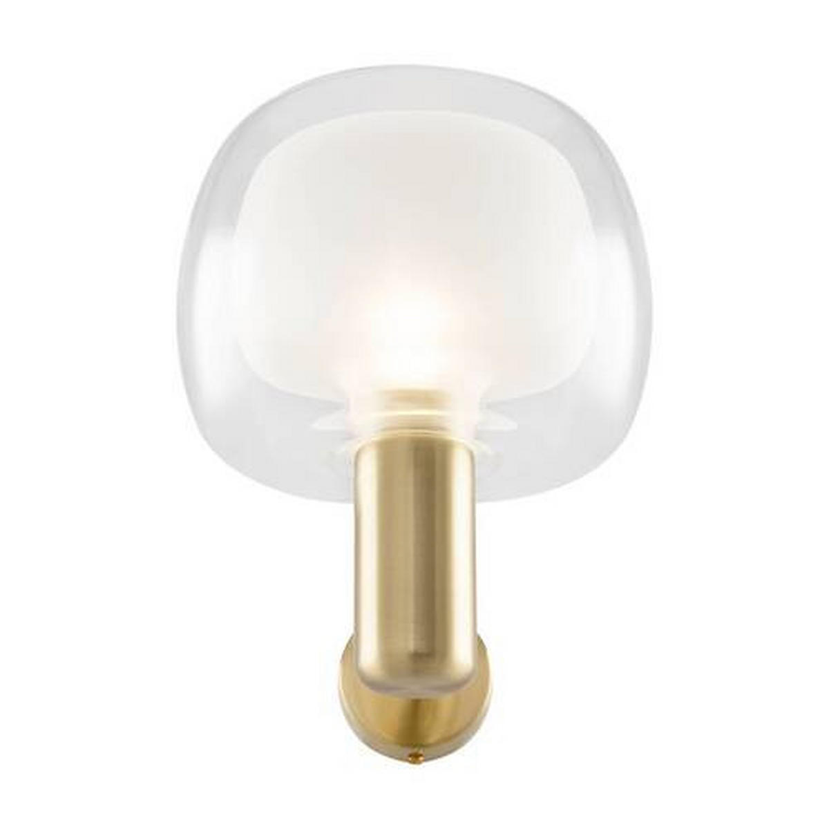 VÄGGLAMPA Modern   - guldfärgad/transparent, Trend, metall/glas (21/18/22,7cm) - MAYTONI