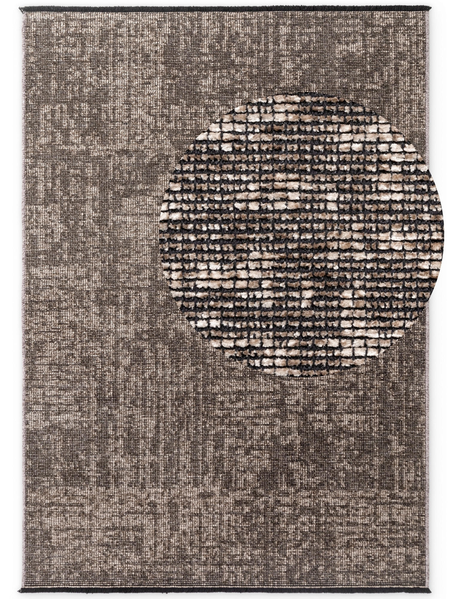 TEPPICH 80/150 cm Brilliance Beige  - Beige, Basics, Kunststoff/Textil (80/150cm) - Elle Decoration