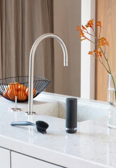 DISKMEDELSPUMP - mörkgrå, Basics, plast (5/15/5cm) - Brabantia